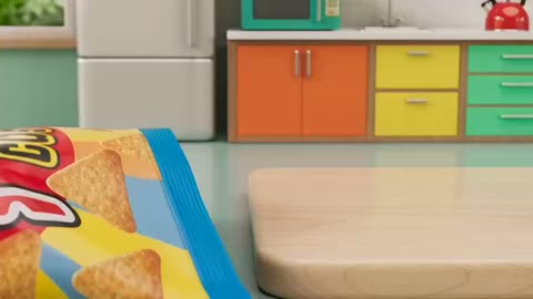 Animated food character reference